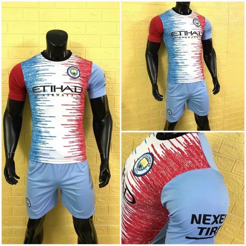 Quần áo bóng đá CLB Man CiTy mẫu mơi cực Truất