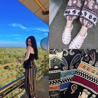 Quần lanh dài thổ cẩm From đại bo ông