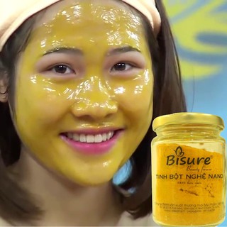 Mặt nạ tinh bột nghệ nano 100% nguyên chất từ thiên nhiên bisure - có phiếu kiểm định sản phẩm của bộ y tế
