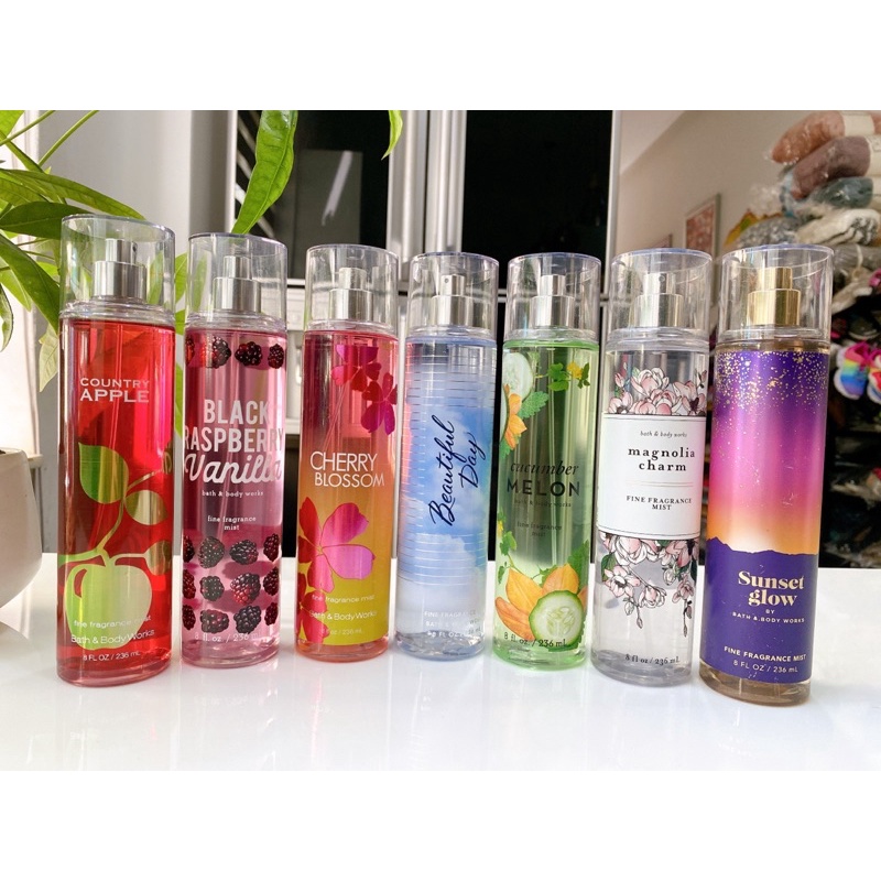 Nước hoa xịt thơm toàn thân Bath&Body Work