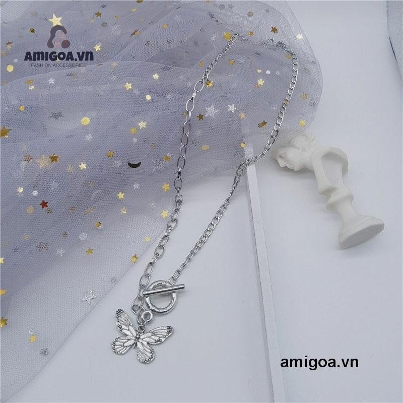 ✨✨Dây chuyền mặt bươm bướm nam nữ móc treo vòng cổ