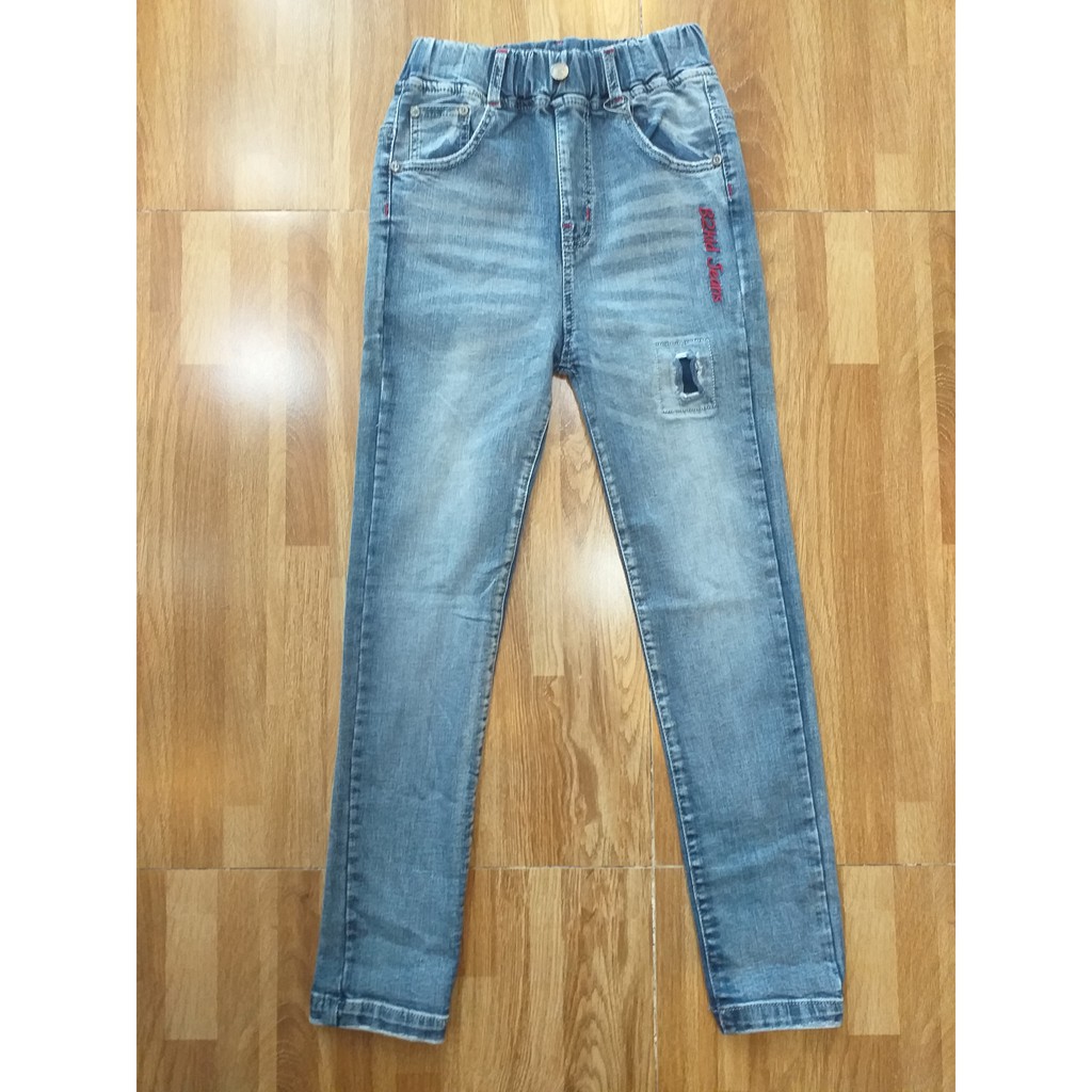 Quần jean thun dài bé trai 012040