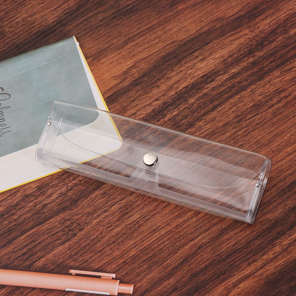 Hộp đựng mắt kính bằng nhựa trong suốt chống thấm nước bền bỉ tiện lợi cho nam và nữ