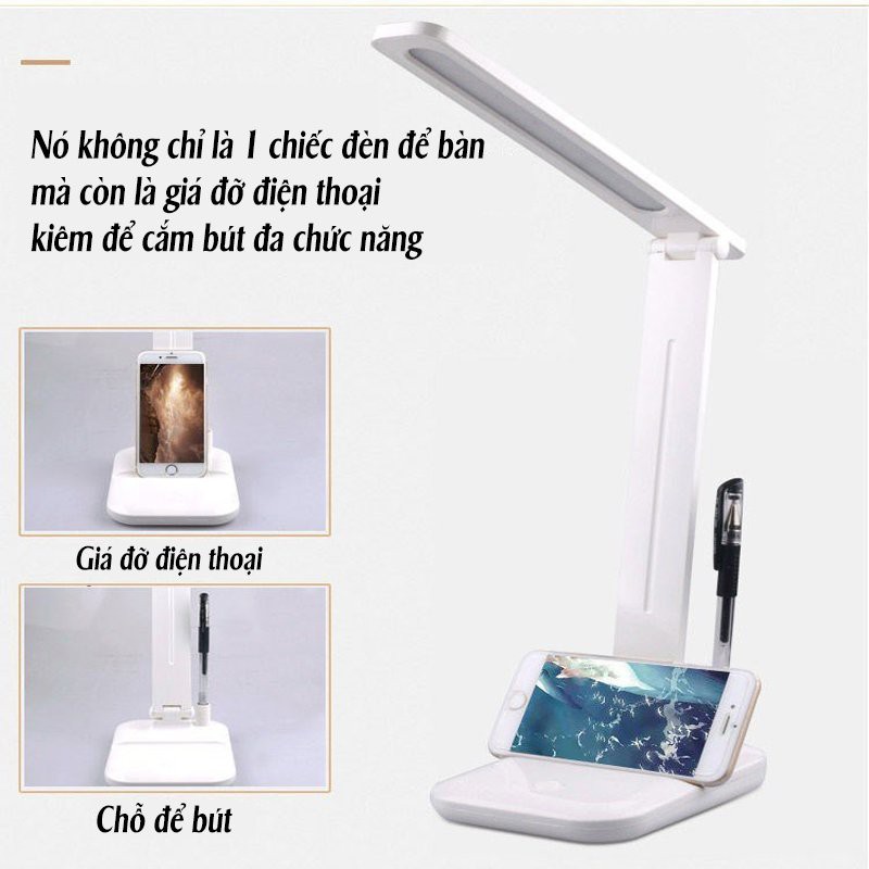 Đèn Nối Mi, Đèn Để Bàn Học, Làm Đẹp, Làm Nail 3 Chế Độ Siêu Sáng Mila Store