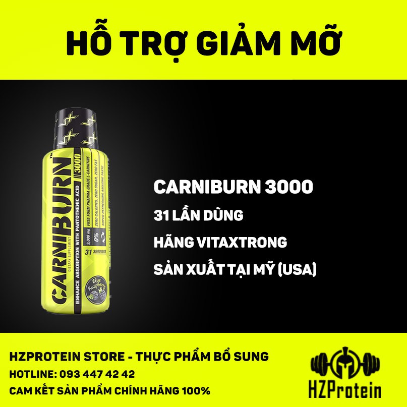 VITAXTRONG CARNIBURN 3000 -THỰC PHẨM BỔ SUNG DẠNG NƯỚC L CARNITINE 3000mg  HỖ TRỢ GIẢM MỠ TỰ NHIÊN (31 LẦN DÙNG) | Shopee Việt Nam