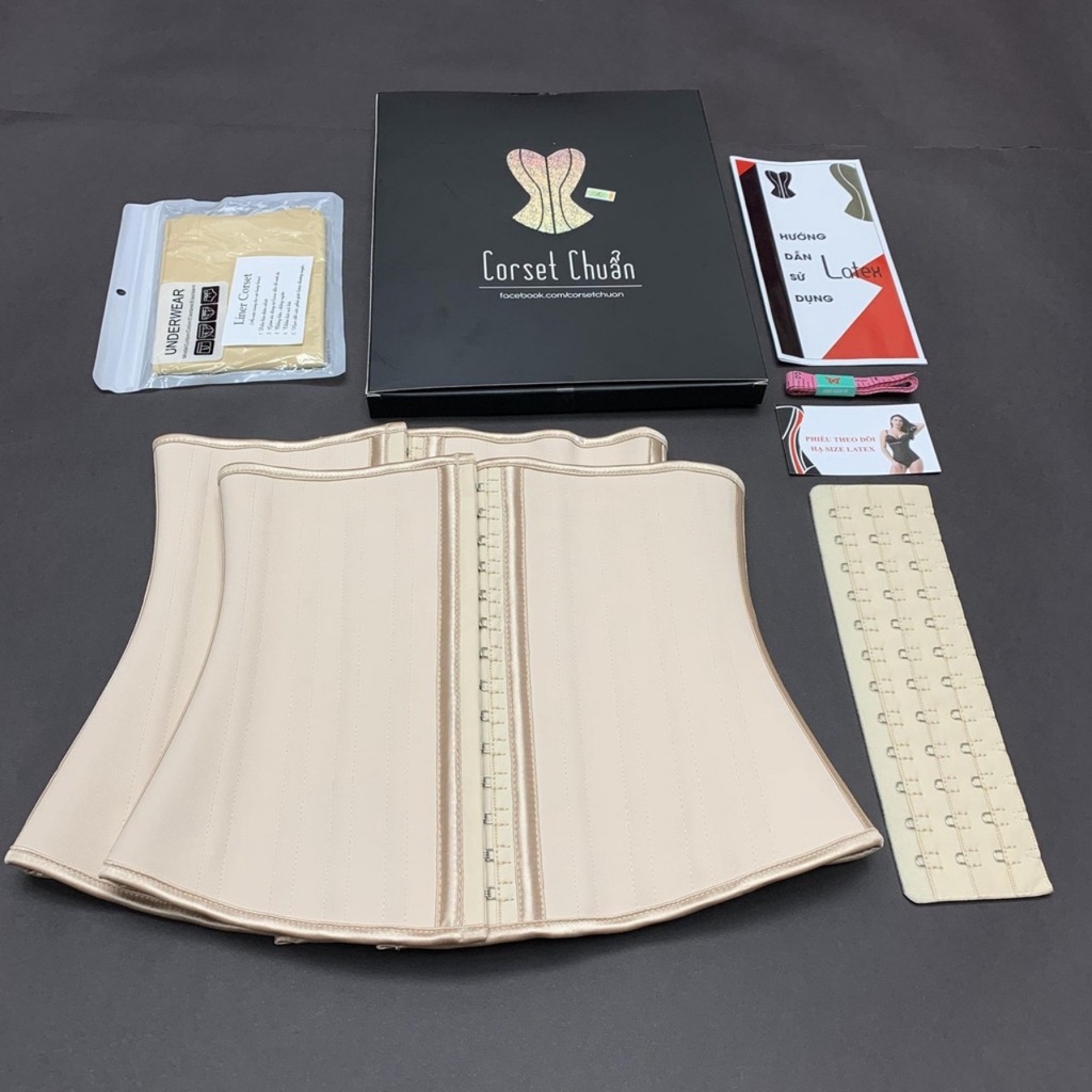 Đai nịt bụng Latex chuẩn Hy Lạp 25 xương gen nịt bụng chính hãng