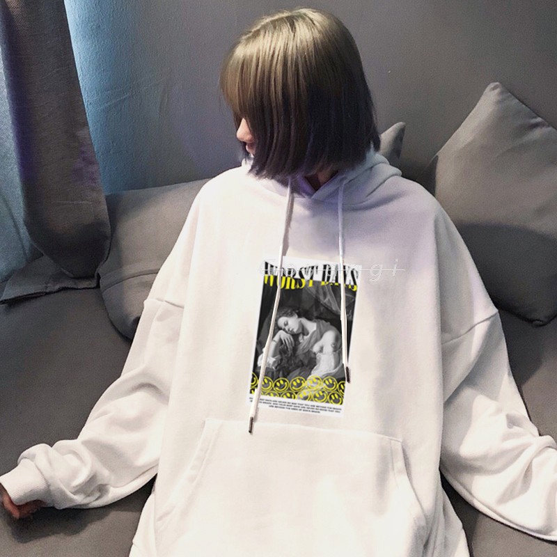 Áo hoodie goyangi Unisex Lisa Worst Day phong cách Hàn Quốc