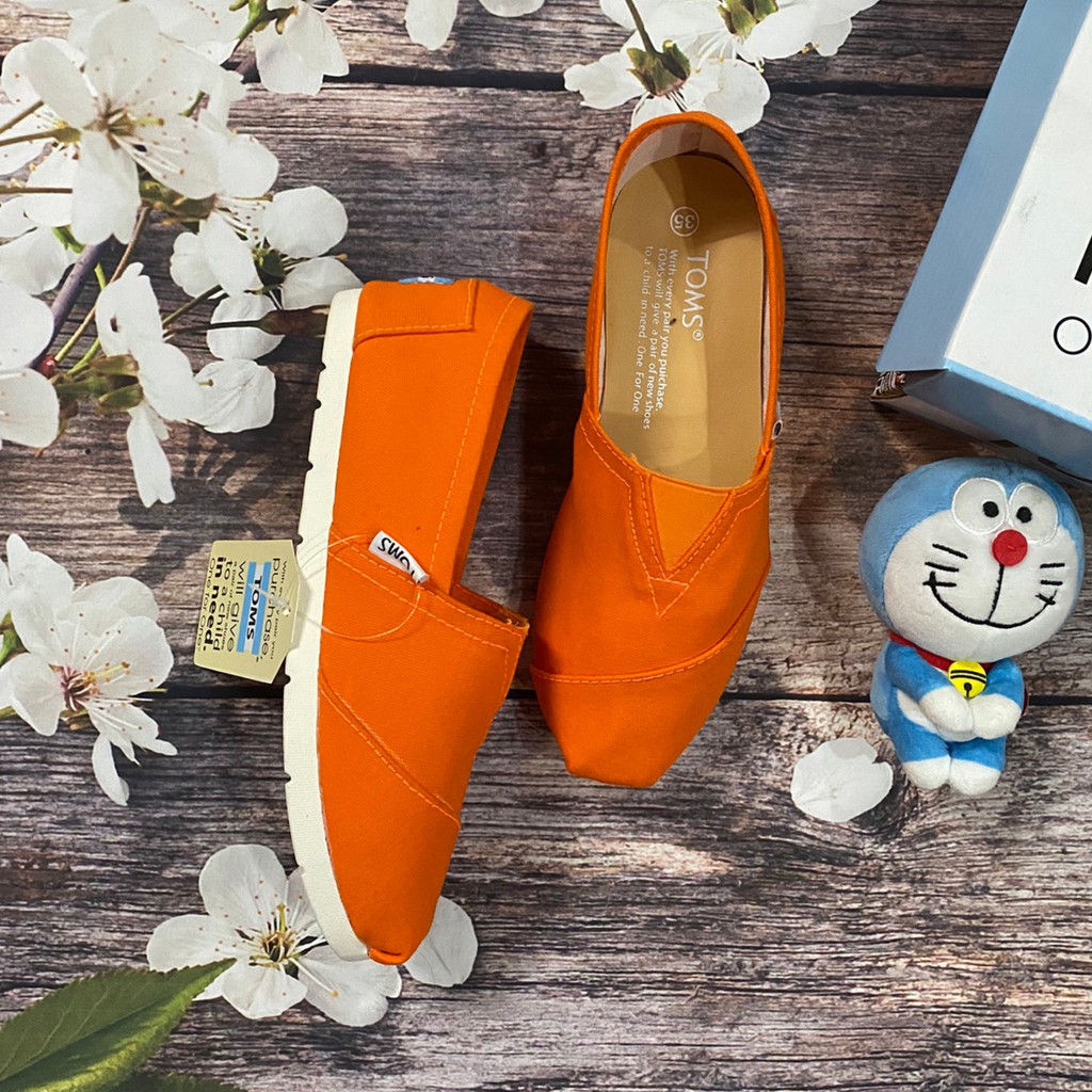 Giày toms cam,ORANGE