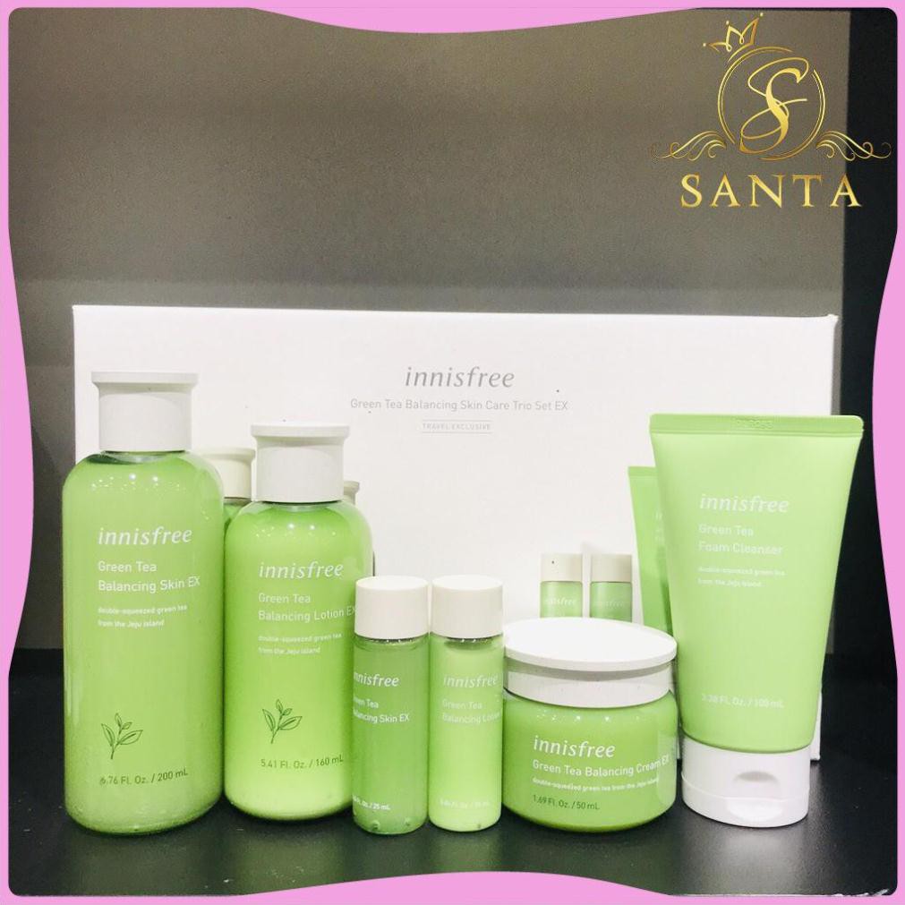 [CHÍNH HÃNG] BỘ DƯỠNG TRÀ XANH INNISFREE GREEN TEA BALANCING SPECIAL SKIN CARE EX SET 6 MÓN