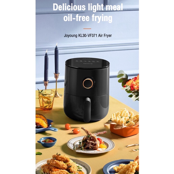 JOYOUNG Nồi chiên không dầu tự động cỡ lớn tiện dụng cho gia đình