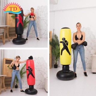 Trụ hơi boxing cao cấp xả stress, Trụ hơi đấm bốc tự cân bằng cho người lớn