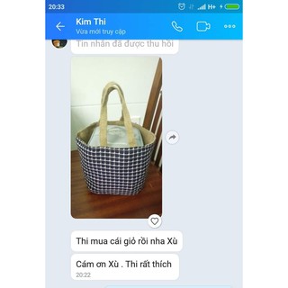 hết hàng/ Giỏ Túi cói làn đi chợ