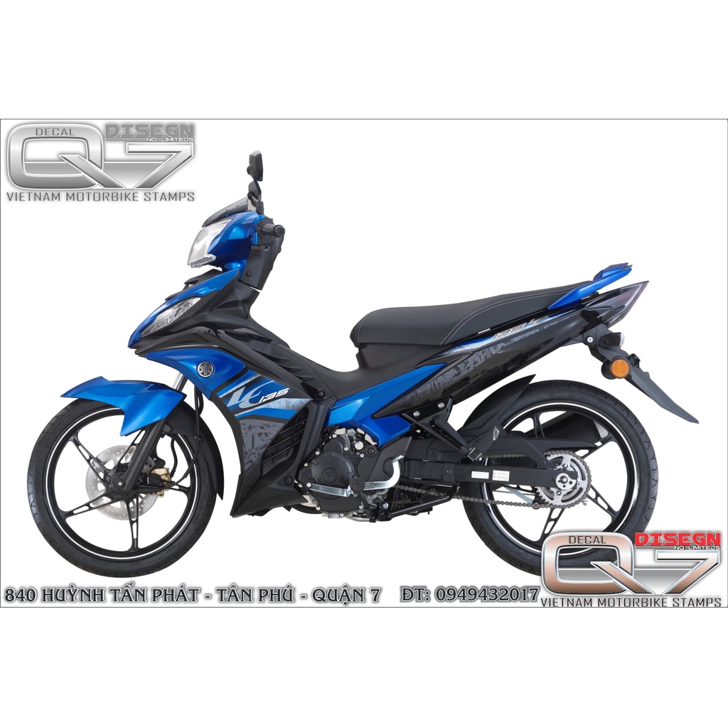 TEM RỜI EXCITER 2011 LC XANH ĐEN