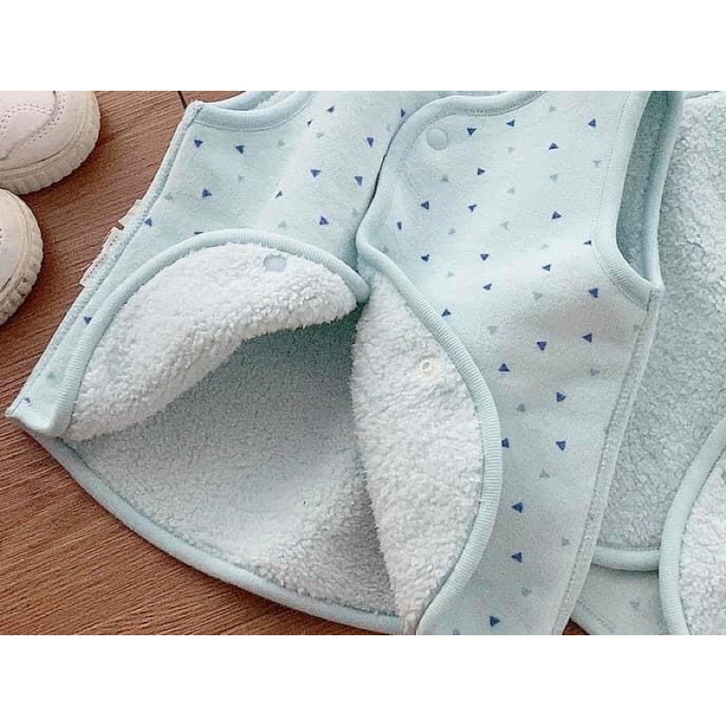 Jile lông cừu lót cotton  mềm uniqilo dư xịn mặc được 2 mặt