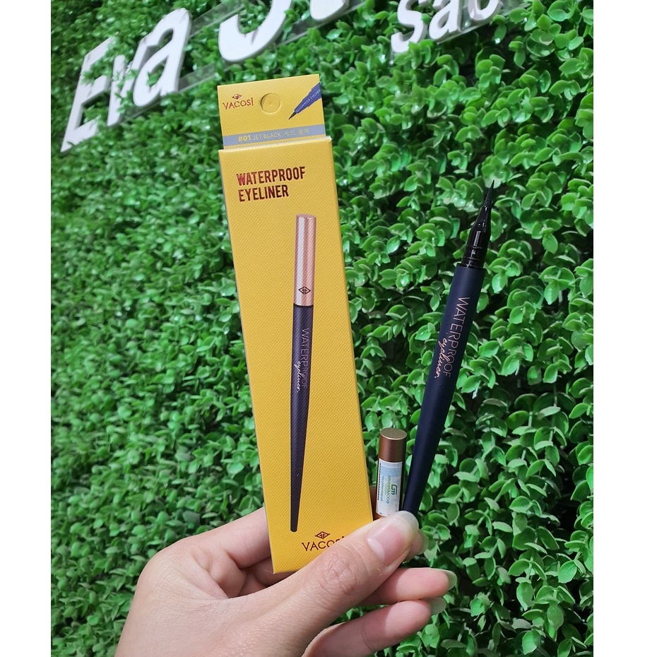 Bút Kẻ Mắt Nước Chống Trôi, Siêu Lì Vacosi Waterproof Waterproof Eyeliner