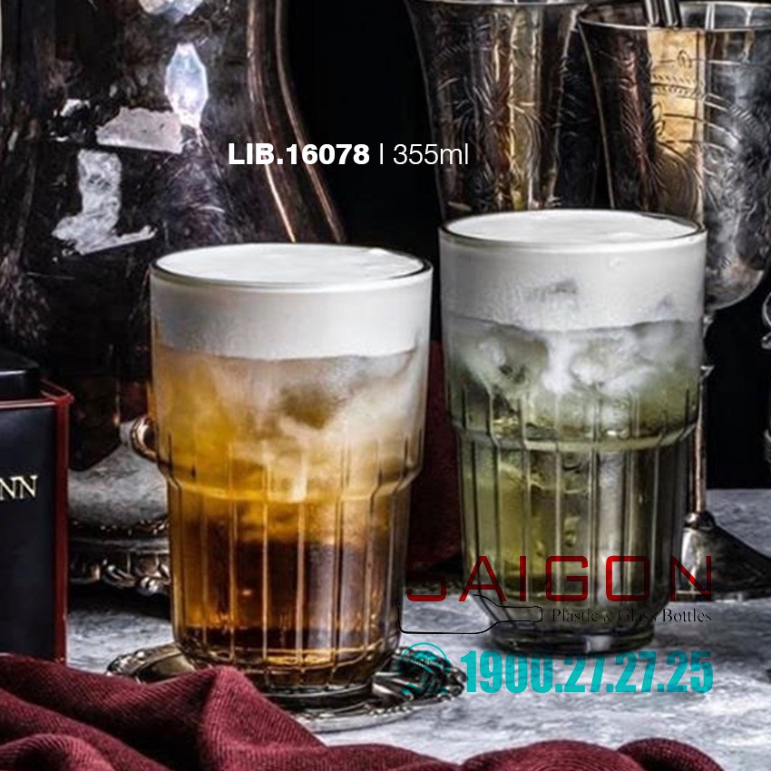 Ly Thủy Tinh Libbey LINQ White Rock 266ml | Beverage 355ml , Thủy tinh Cao Cấp | BigBuy360 - bigbuy360.vn