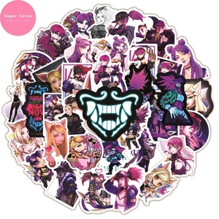 Stickers game LOL hình K/DA nhóm nhạc Liên Minh Huyền Thoại Ahri K'aisa Akali Evelynn