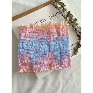 ÁO ỐNG CROPTOP LOANG MÀU