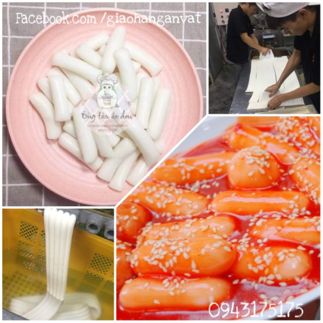 Bánh gạo Hàn Quốc cắt sẵn 500gr