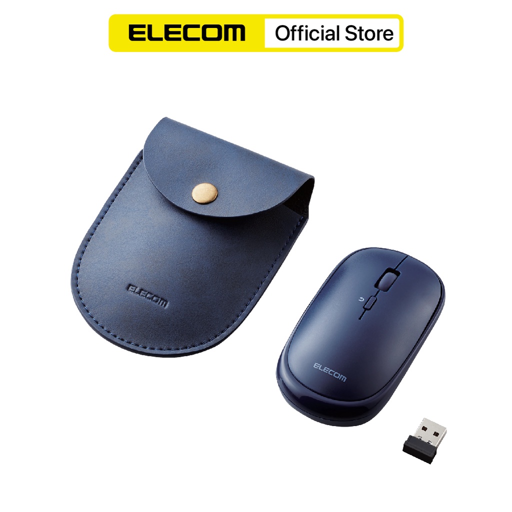 Chuột không dây yên tĩnh BlueLED ELECOM M-TM10BB