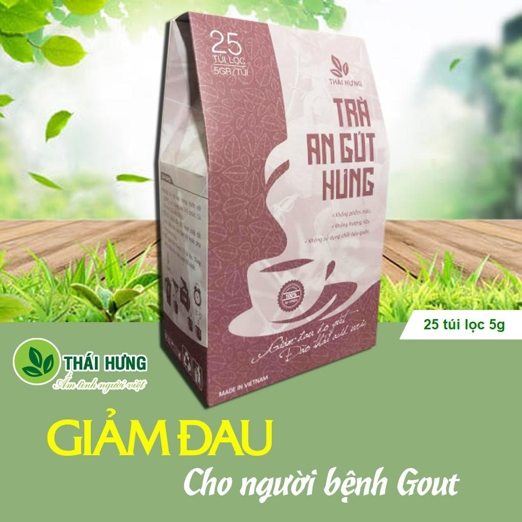 [FreeShip-Combo06 hộp] Trà thảo dược An Gút Hưng Thái Hưng Adtea, cho người bị Gút đau lưng mỏi gói tê buồn chân tay