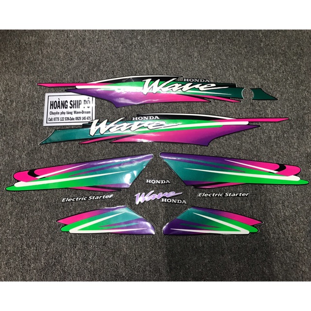 Tem wave thái 100 đen date 1998