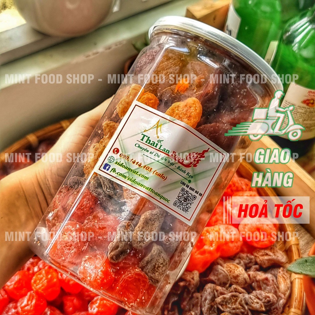 Xí Muội  Mix 5 Vị  Lon 500Gr