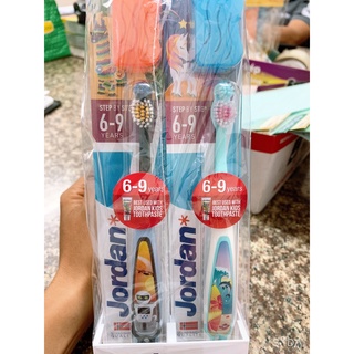 Combo 2 bàn chải đánh răng bé jordan step 3(6-9tuổi)