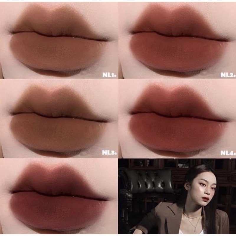 Son thỏi lì Merzy Noir In The Lipstick