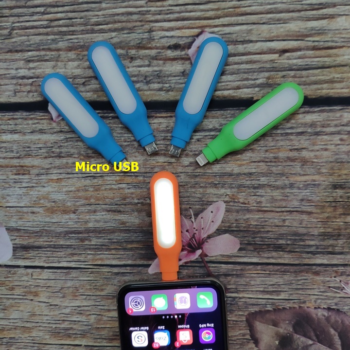 Đèn Led Mini Cổng Micro Cực Sáng Bộ 2 Cái - Dành Cho Máy Samsung, Oppo, Vivo, Xiaomi