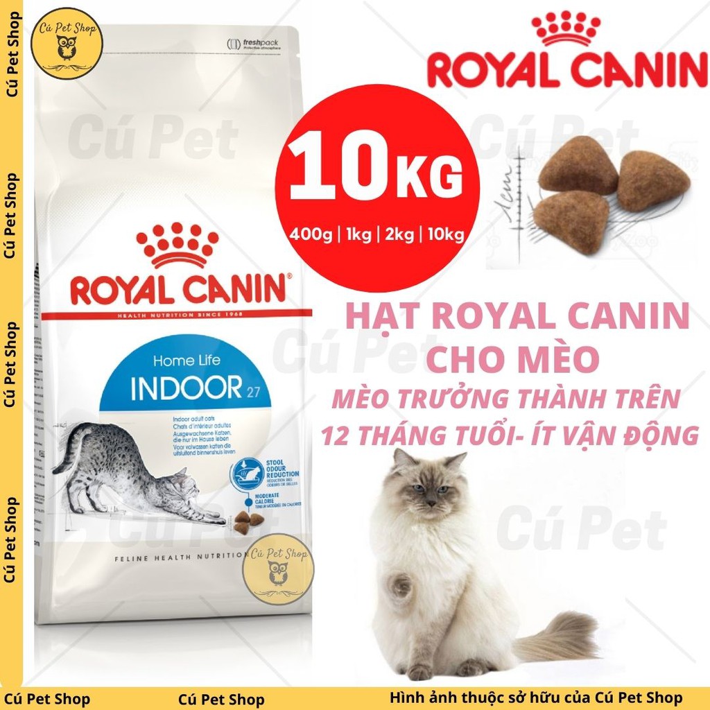 1kg - Hạt Indoor Royal Canin cho mèo trưởng thành trên 12 tháng tuổi