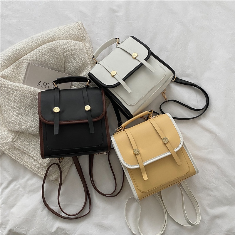 Túi Đeo Chéo Hình Vuông Nhỏ Thời Trang Thu Đông Phong Cách Retro Mới