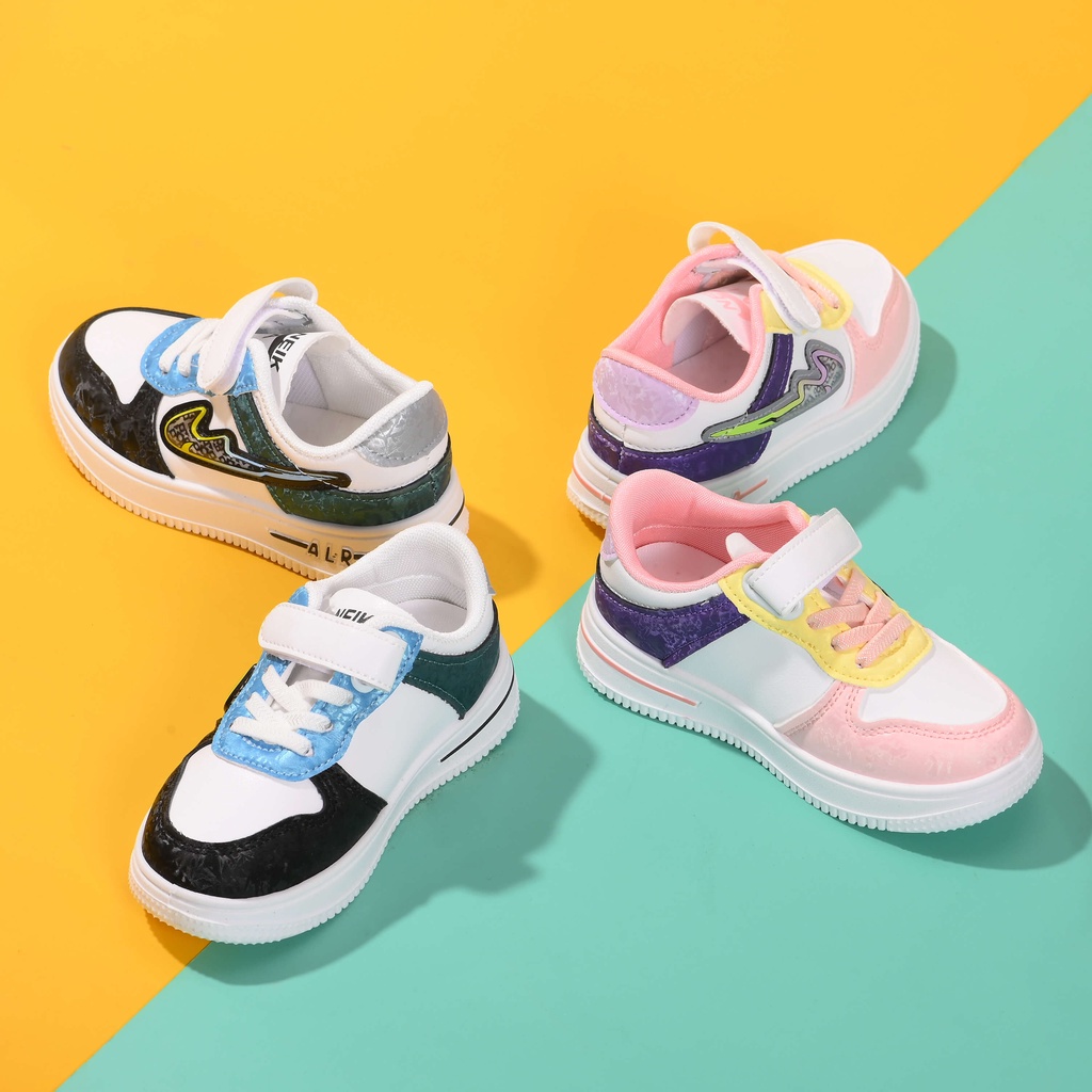 Giày Sneaker Cho Bé Phù Hợp Cả Bé Trai Và Bé Gái 2-14 Tuổi Kiểu Dáng Phong Cách Chất Liệu Mềm Êm Cao Cấp Đế Chống Trượt