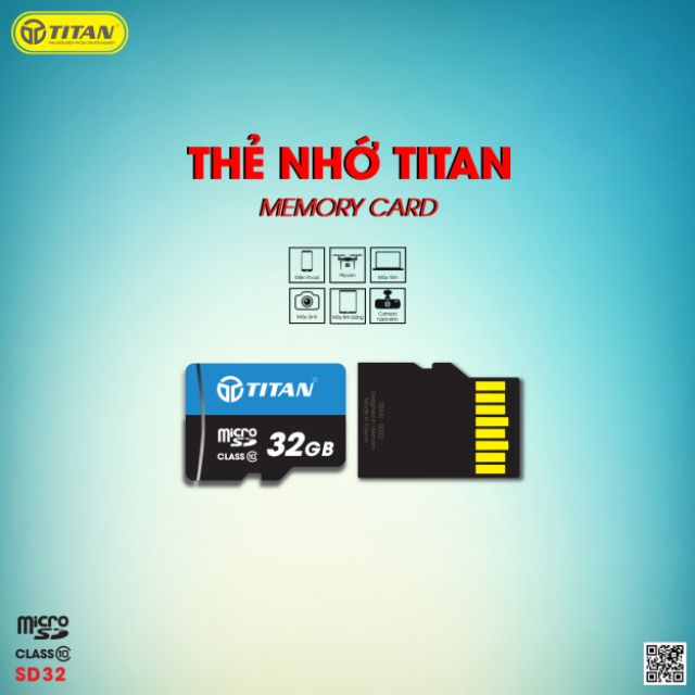 Thẻ Nhớ Class 10 32GB 2019 TITAN - SD32 | BigBuy360 - bigbuy360.vn