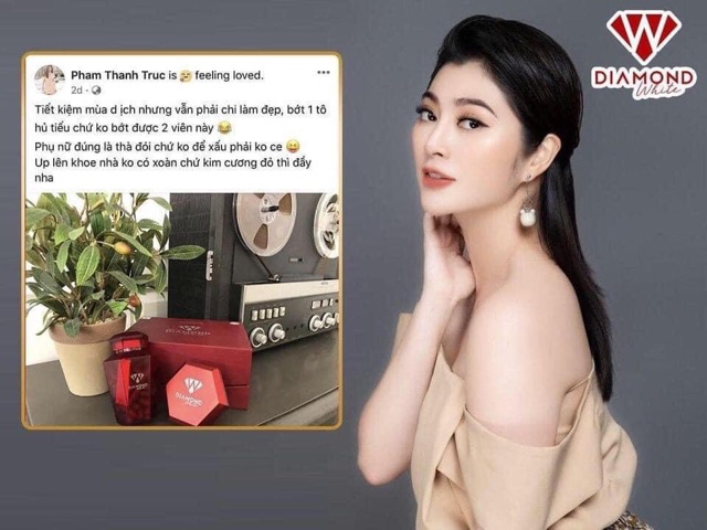 {𝐌𝐚̂̃𝐮 𝐦𝐨̛́𝐢 𝐁𝐞𝐚𝐮𝐭𝐲 𝐏𝐥𝐮𝐬} Viên uống Trắng Da DIAMOND WHITE | BigBuy360 - bigbuy360.vn