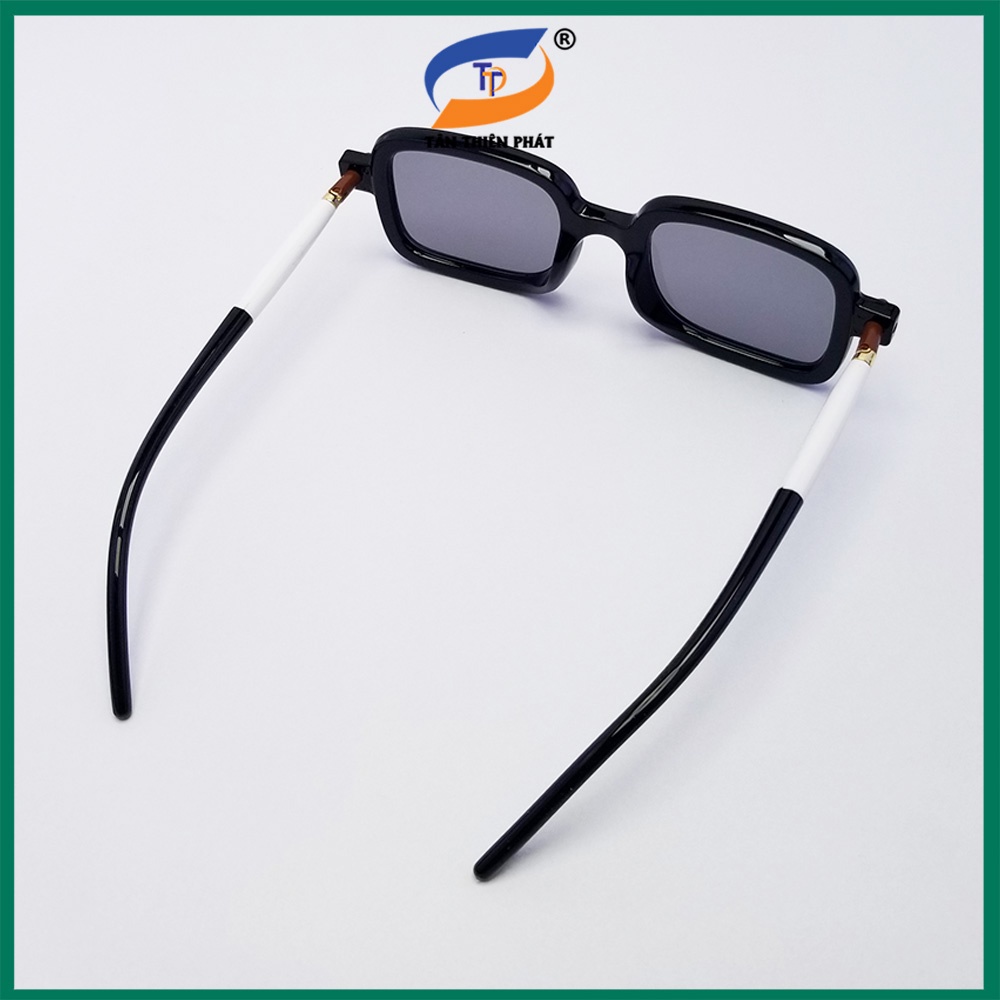 Kính mát nam nữ mắt chữ nhật TTPROBO màu nâu, đen khói, trong suốt. Tròng chống nắng, chống tia UV, gọng ôm mặt
