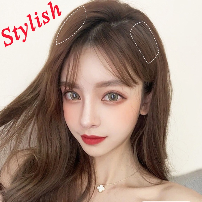Miếng Đệm Tóc Giả Hai Mảnh Tàng Hình Và Liền Mạch Thay Thế Thời Trang Cho Nữ