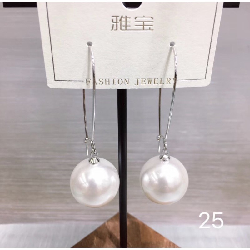 Bông tai móc châu, khuyên tai móc châu [FREESHIP]