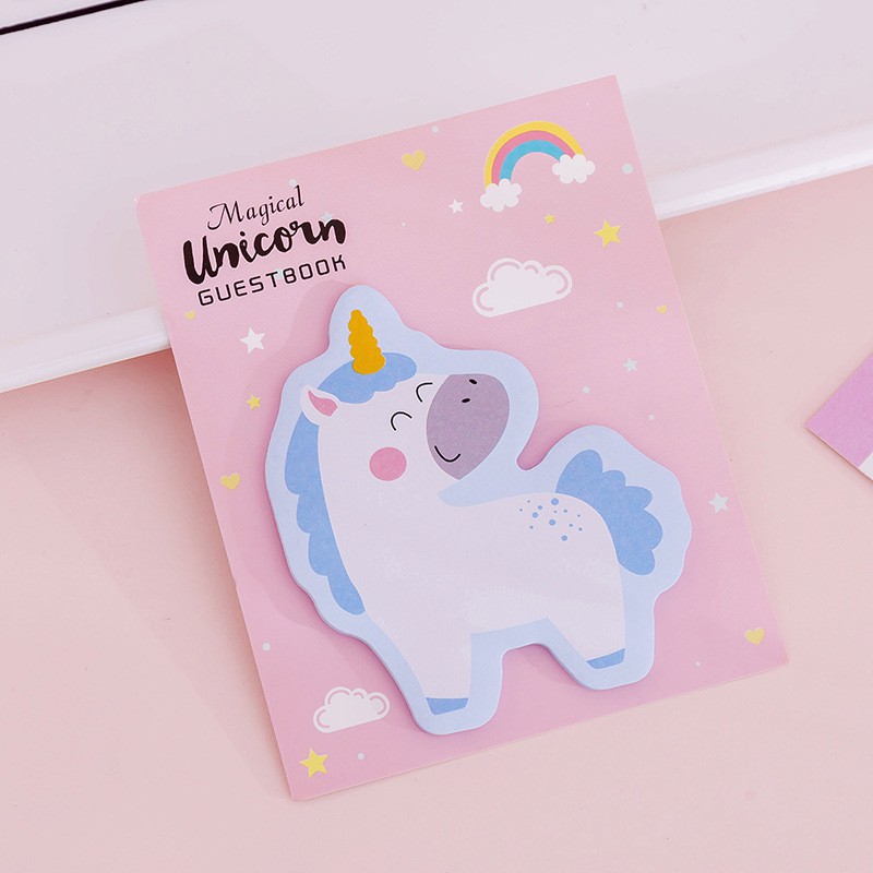 [Có chọn mẫu] Giấy note ghi chú Kỳ lân Unicorn