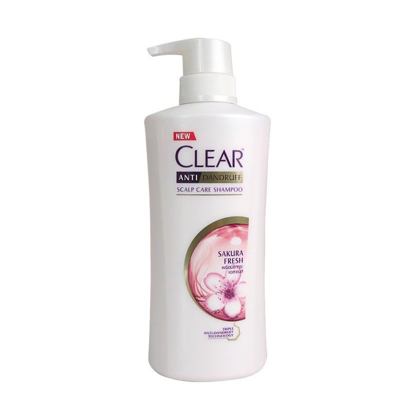 Dầu Gội Clear Thái Lan Hương Hoa Anh Đào Thơm Mát 480 ml