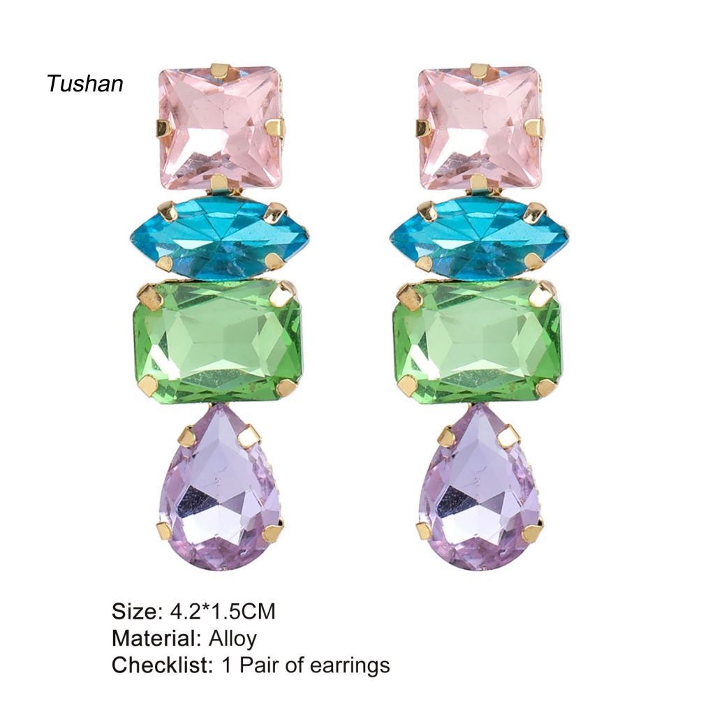 Khuyên Tai Nữ Hình Giọt Nước Thời Trang Thanh Lịch