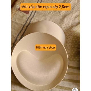 Mút xốp độn ngực loại dày 2,5cm- miếng xốp độn bikini, tập gym, nâng đẩy ngực