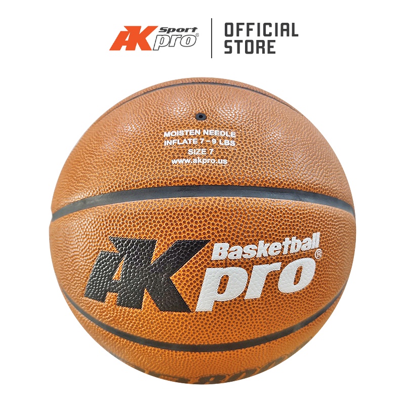 Bóng rổ Da AKpro AB8006 số 7 - Tặng kim bơm - Chính hãng