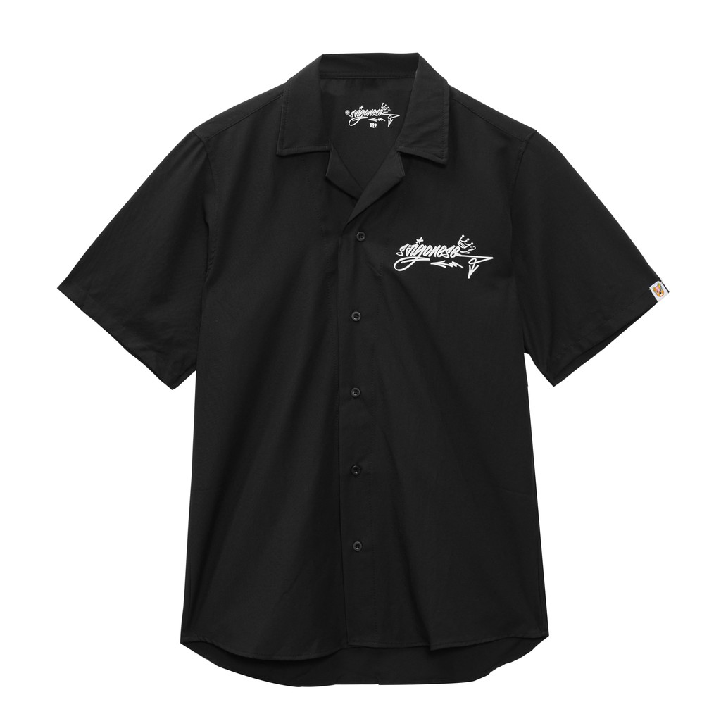 Aó Sơ Mi Form Rộng Graffiti SGES Unisex Nam Nữ