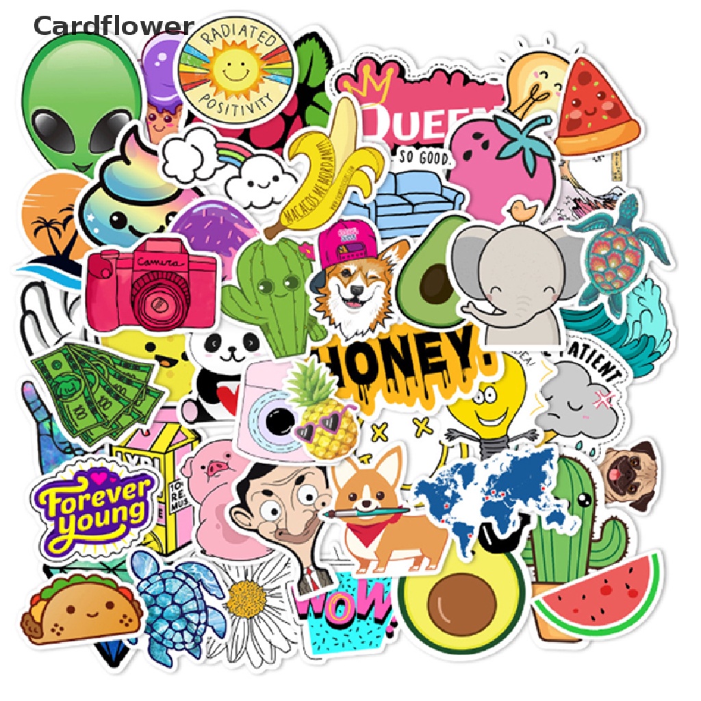 Bộ 50 Hình Dán Trang Trí /