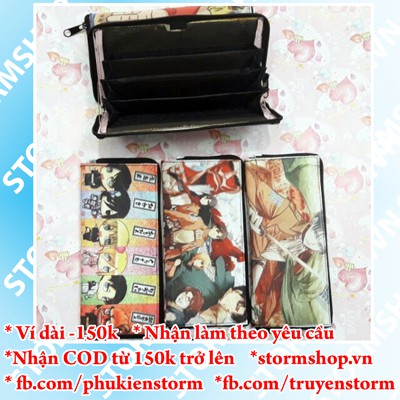 ví dài manga anime