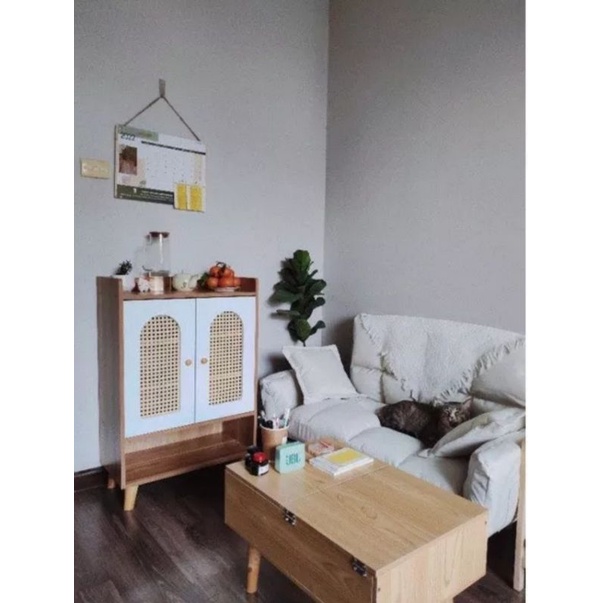 Tủ gỗ đa năng. Kích thước 90 x 60 x 30cm. Gỗ MDF cao cấp, sang trọng. Chân gỗ Sồi xuất khẩu