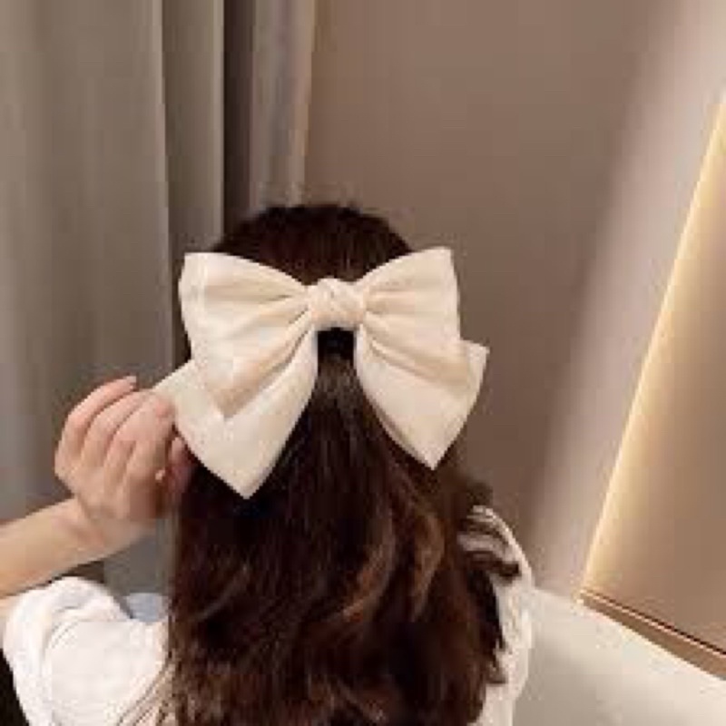 Nơ to cài tóc nhiều màu