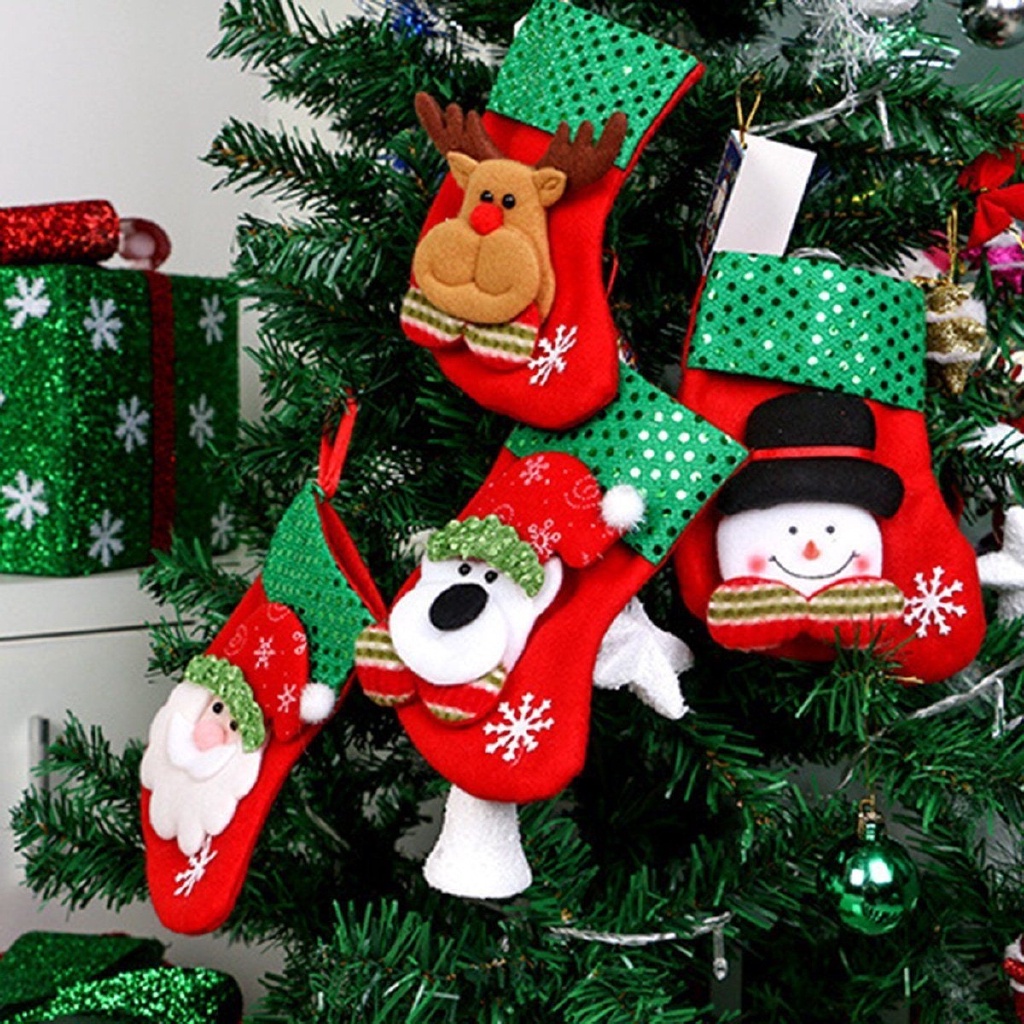 Tất Đựng Quà Giáng Sinh / Trang Trí Cây Thông Noel