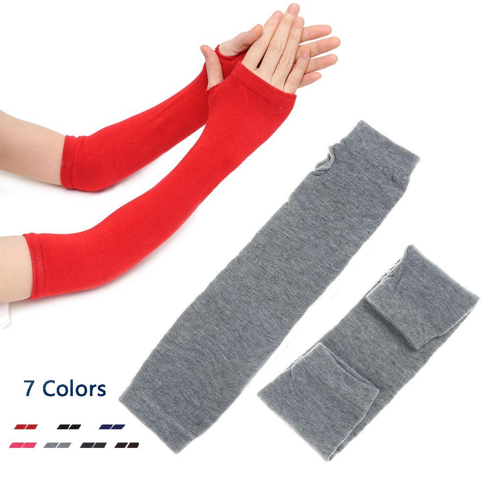 1 Găng Tay Len Hở Ngón Giữ Ấm
